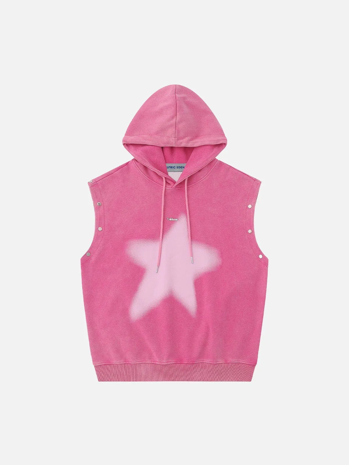 Aelfric Eden Detachable Sleeve Star Washed Hoodie sold by Aelfric Eden product image thumbnail 2