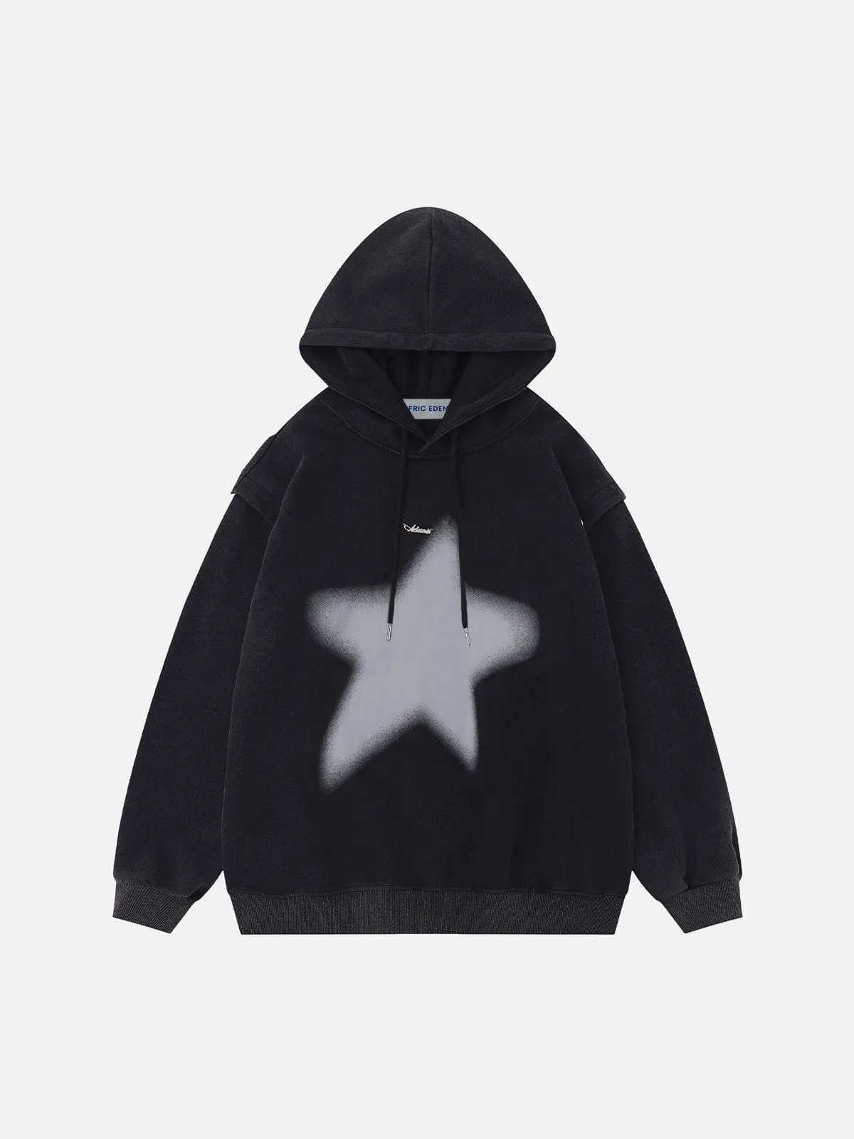 Aelfric Eden Detachable Sleeve Star Washed Hoodie sold by Aelfric Eden product image thumbnail 3