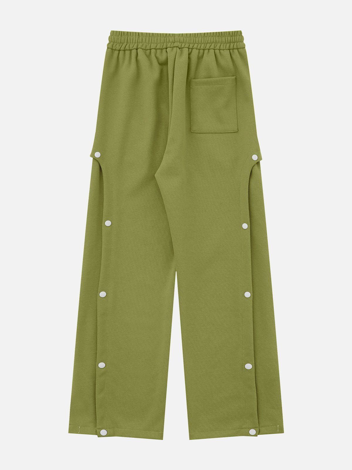 Aelfric Eden Solid Button Drawstring Sweatpants sold by Aelfric Eden product image thumbnail 4