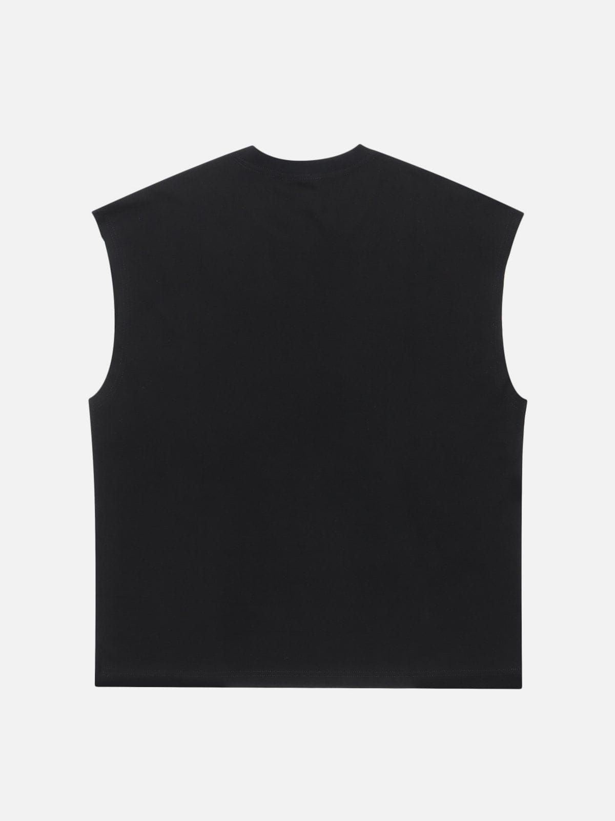 Aelfric Eden Cosmic Planet Print Tank Top sold by Aelfric Eden product image thumbnail 3