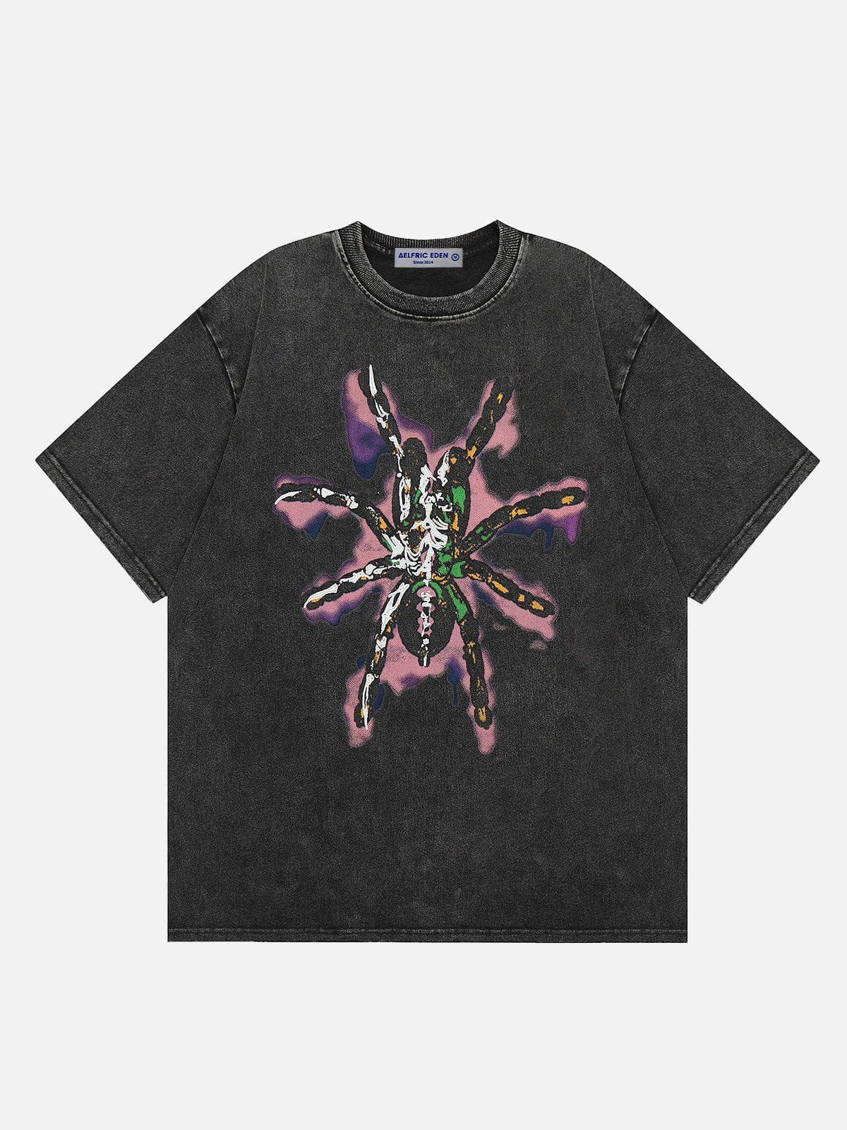 Aelfric Eden Washed Spider Print Tee sold by Aelfric Eden