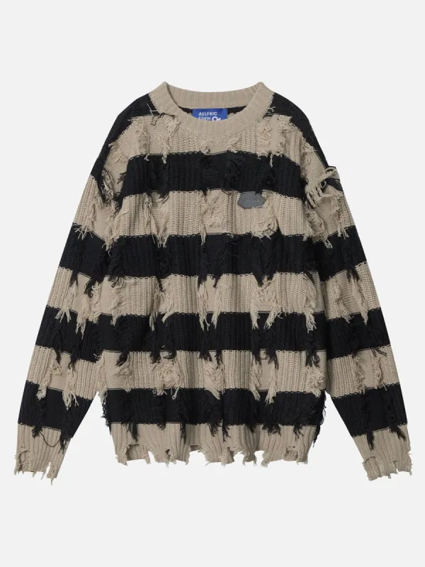 Aelfric Eden Cut Out Stripe Sweater sold by Aelfric Eden