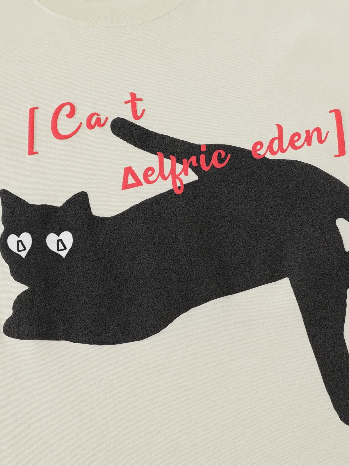 Aelfric Eden Black Cat Print Tee sold by Aelfric Eden product image thumbnail 3