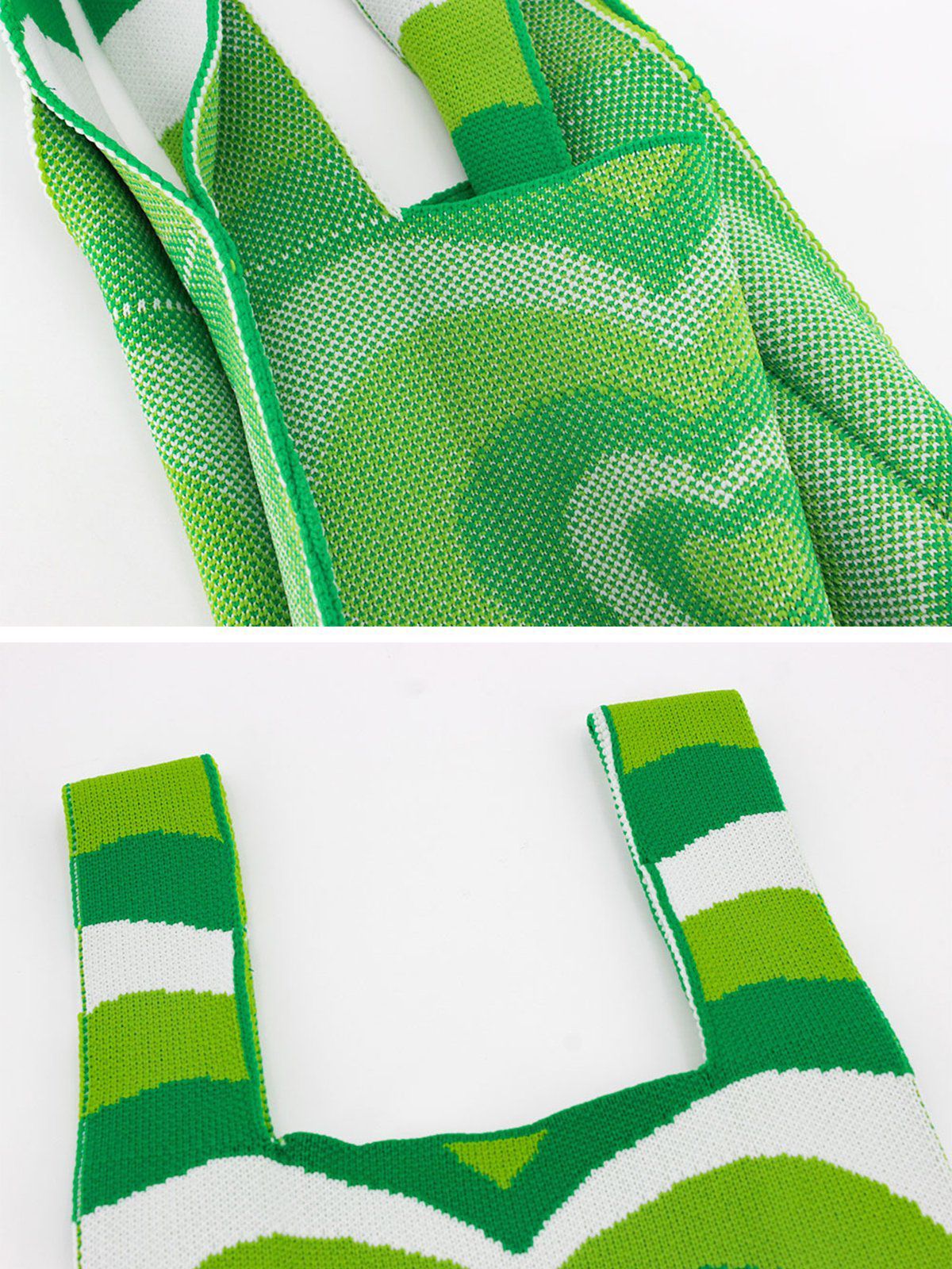 Heart Patchwork Knit Bag sold by Aelfric Eden product image thumbnail 5