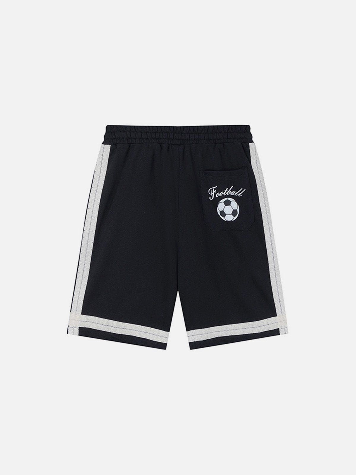 Side Stripe Football Print Shorts sold by Aelfric Eden product image thumbnail 2