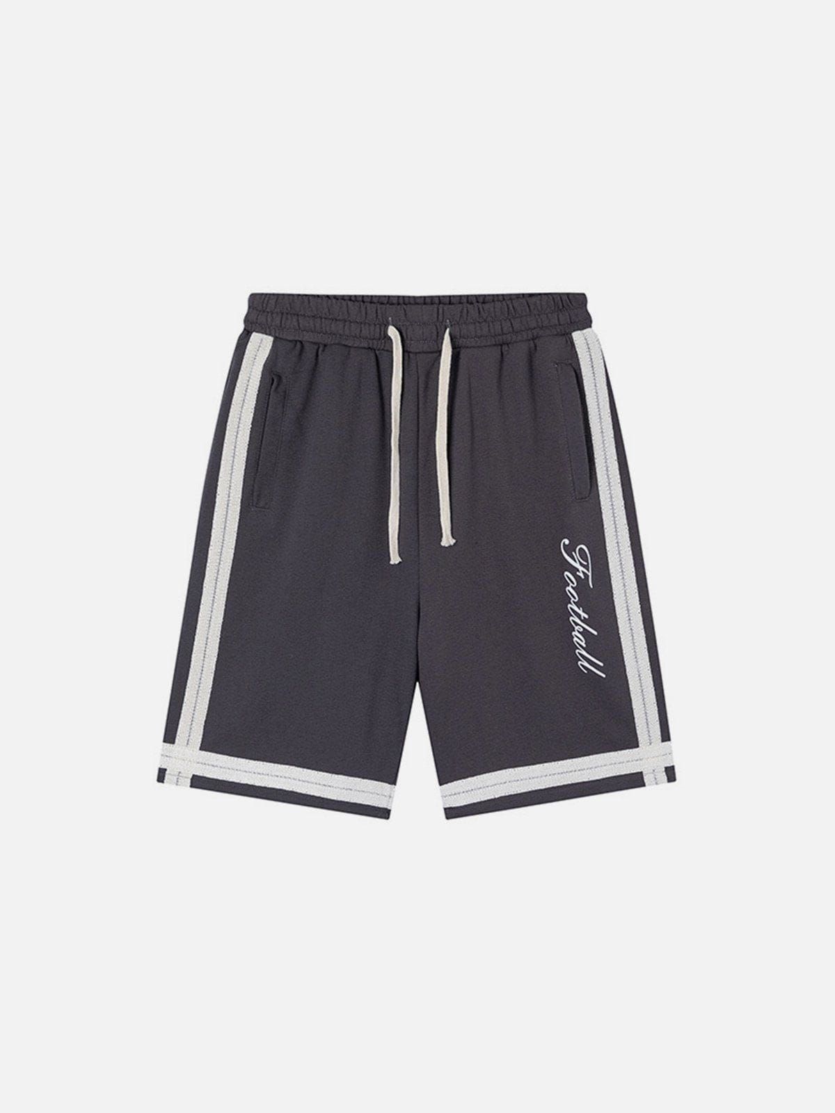 Side Stripe Football Print Shorts sold by Aelfric Eden product image thumbnail 3