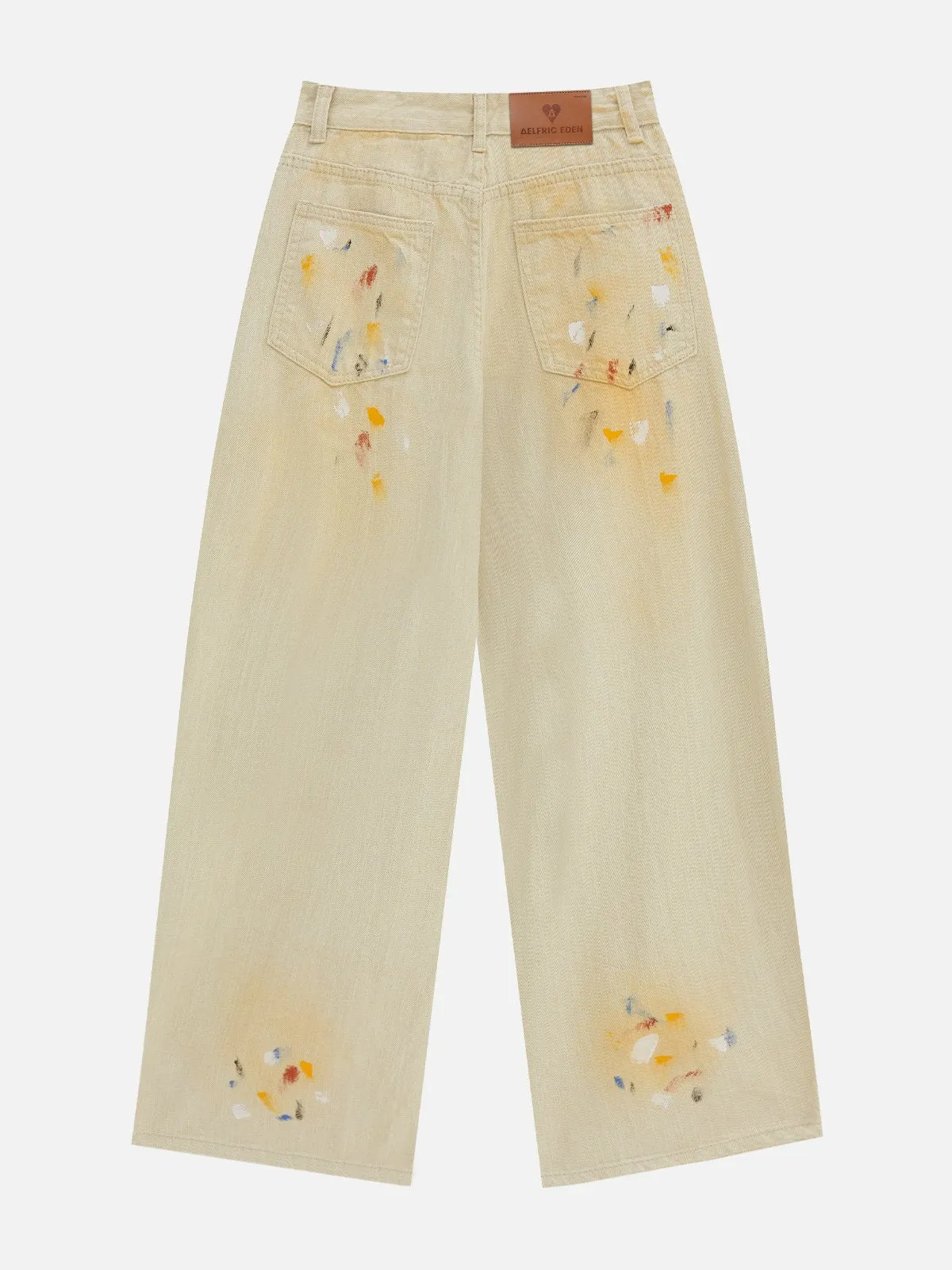 Aelfric Eden Graffiti Print Washed Jeans sold by Aelfric Eden product image thumbnail 3