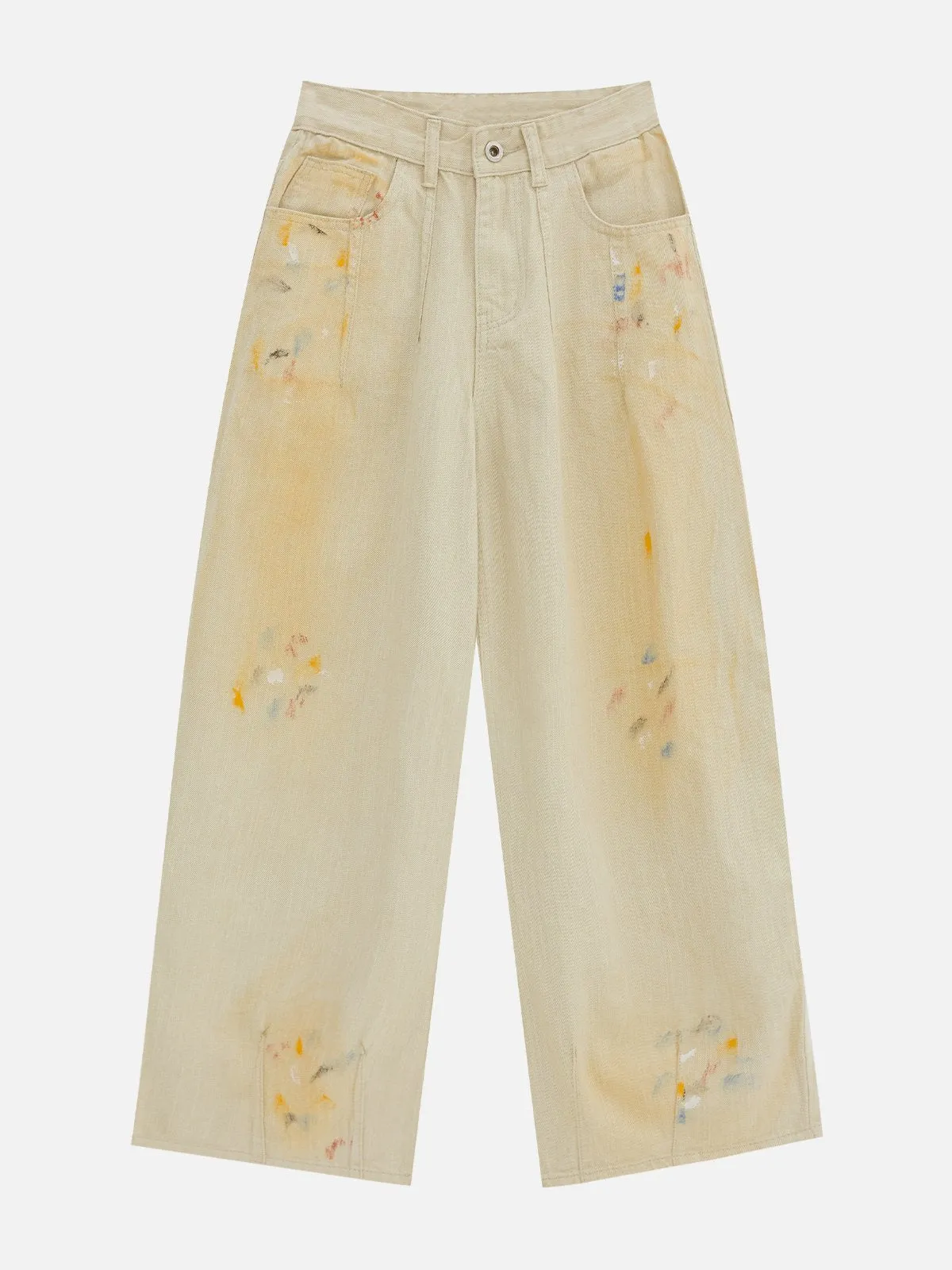 Aelfric Eden Graffiti Print Washed Jeans sold by Aelfric Eden