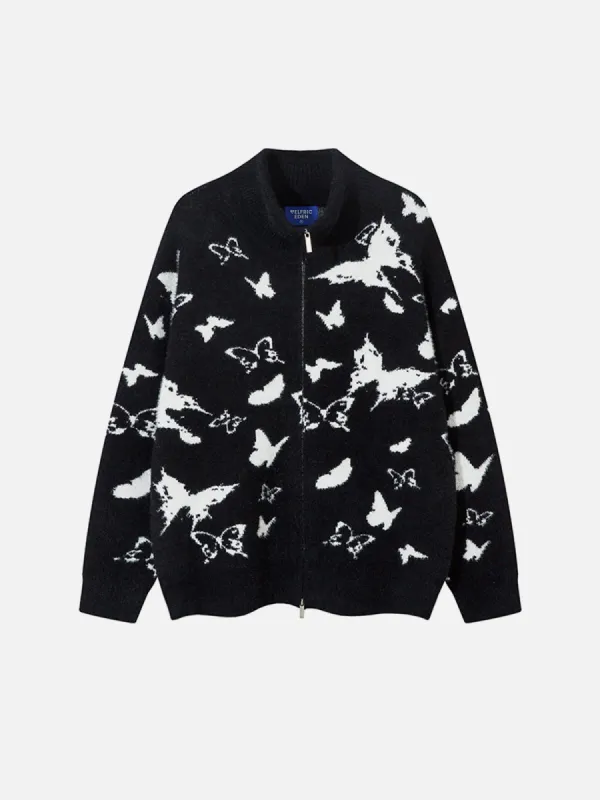 Aelfric Eden Full Print Butterfly Cardigan sold by Aelfric Eden