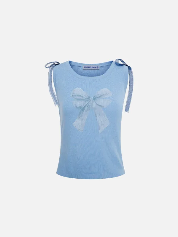 Aelfric Eden Ribbon Bow Print Tank Top made by Aelfric Eden