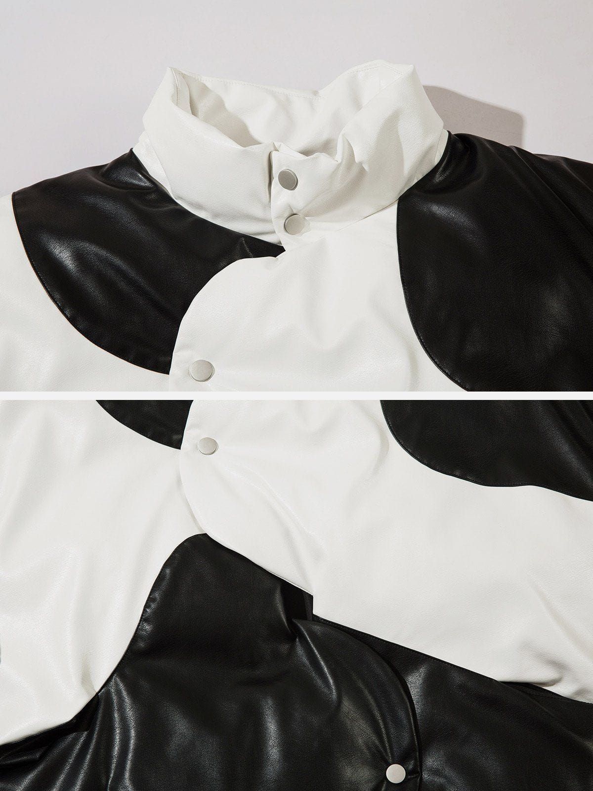 Aelfric Eden Rivet Color Blocking Winter Coat sold by Aelfric Eden product image thumbnail 3