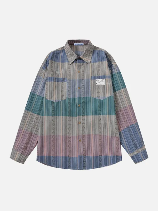 Aelfric Eden Multi Colorful Long Sleeve Shirt sold by Aelfric Eden