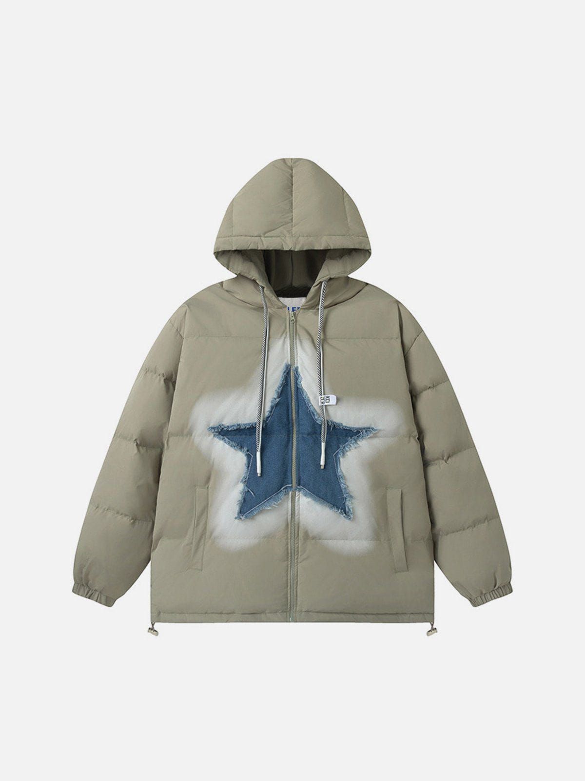 Aelfric Eden Patchwork Denim Star Coat sold by Aelfric Eden product image thumbnail 3