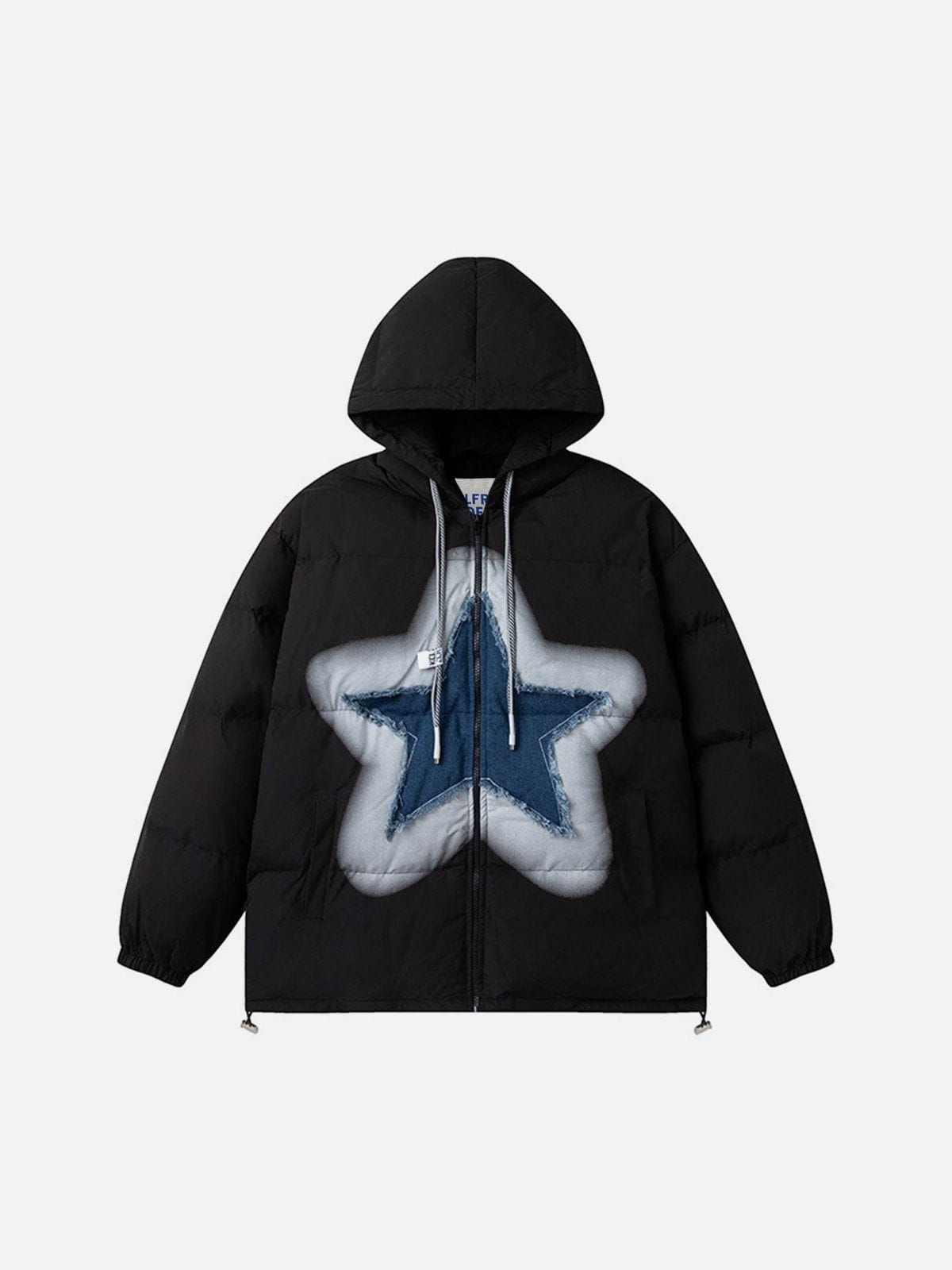 Aelfric Eden Patchwork Denim Star Coat sold by Aelfric Eden product image thumbnail 2