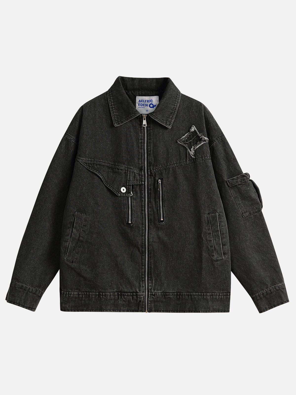 Aelfric Eden Fringe Star Denim Jacket sold by Aelfric Eden product image thumbnail 2