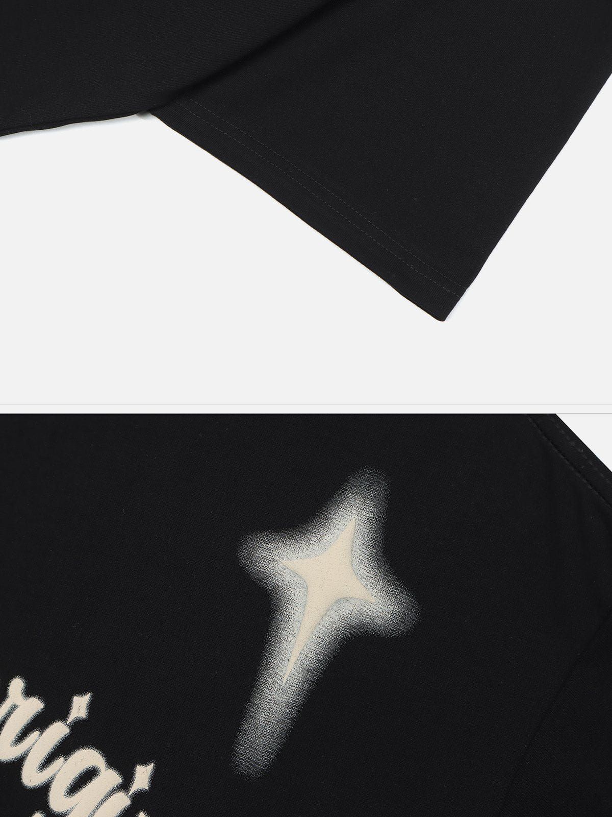 Aelfric Eden Fuzzy Stars Print Tee sold by Aelfric Eden product image thumbnail 7