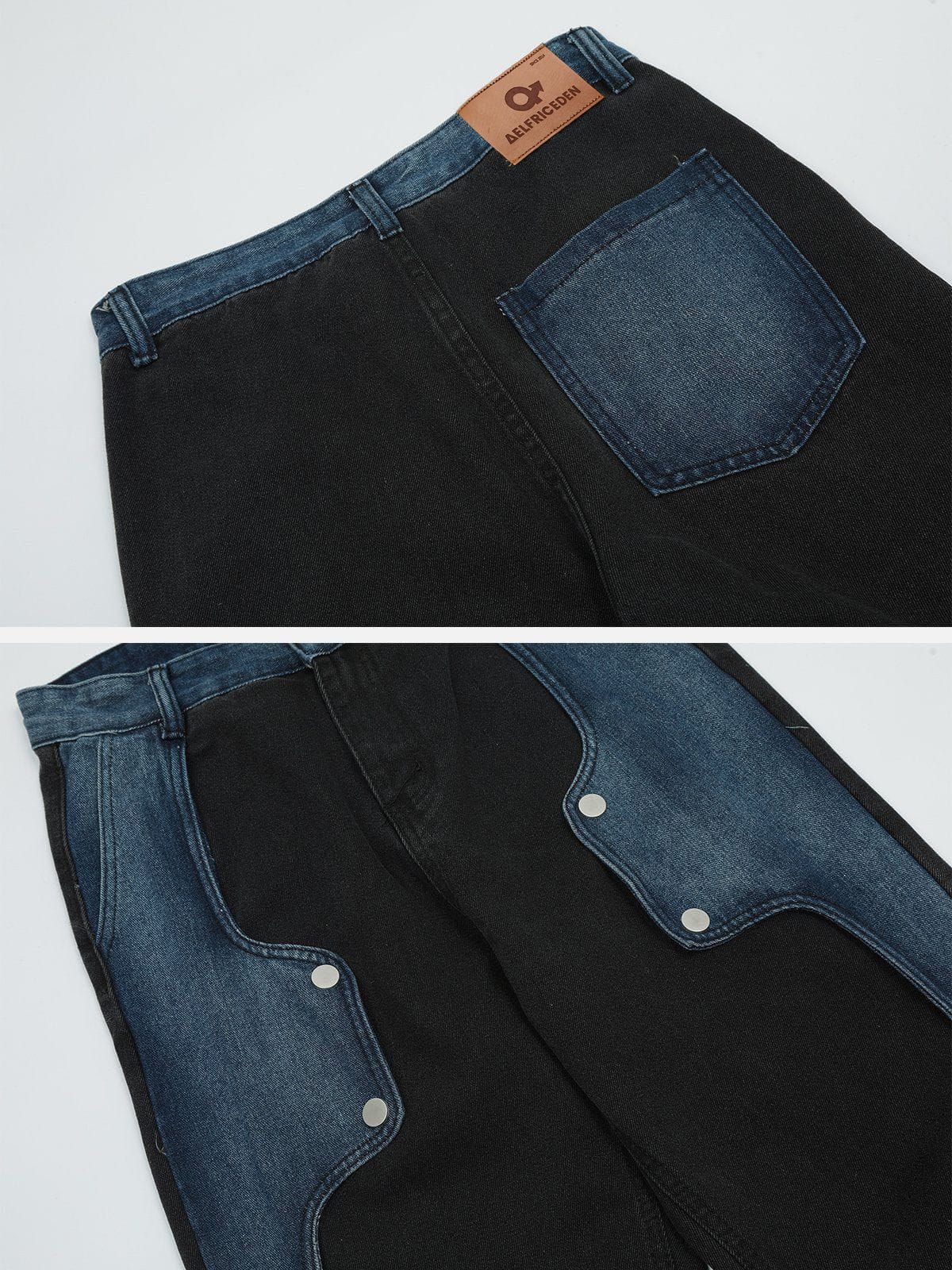 Aelfric Eden Irregular Patchwork Jeans sold by Aelfric Eden product image thumbnail 9