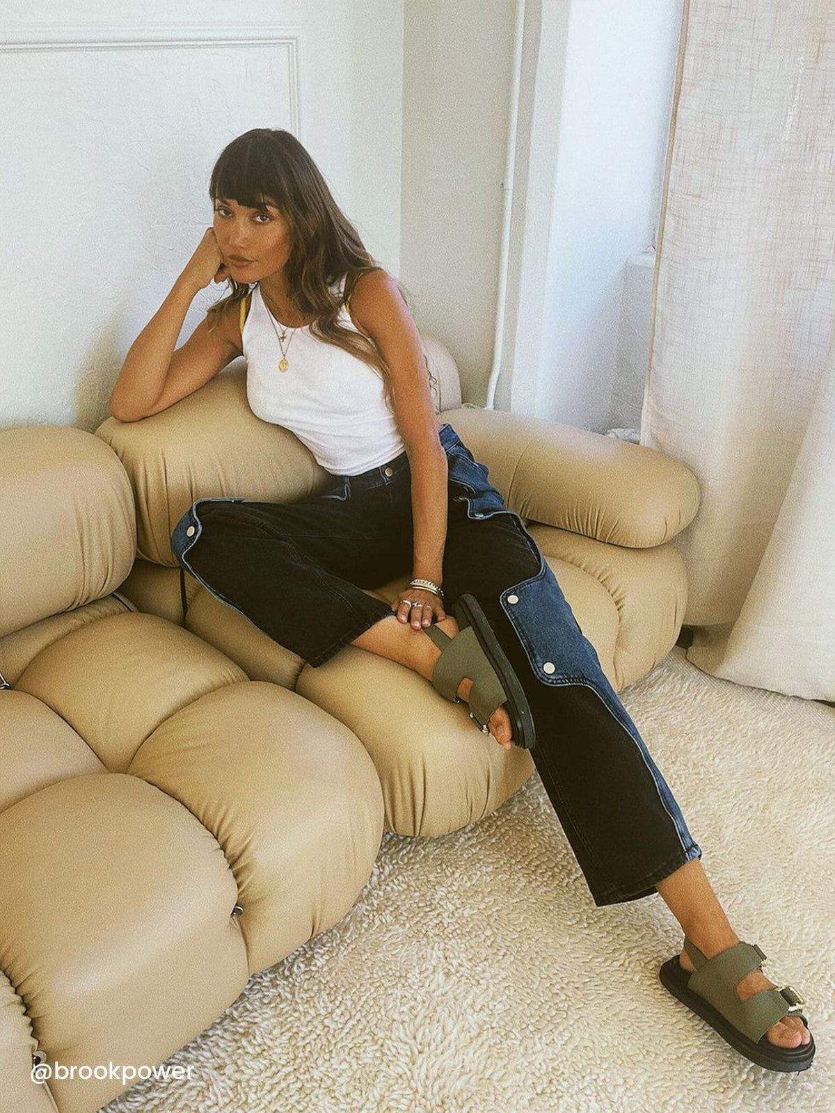 Aelfric Eden Irregular Patchwork Jeans sold by Aelfric Eden