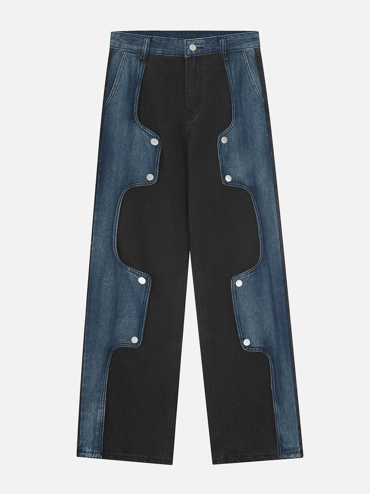 Aelfric Eden Irregular Patchwork Jeans sold by Aelfric Eden product image thumbnail 2