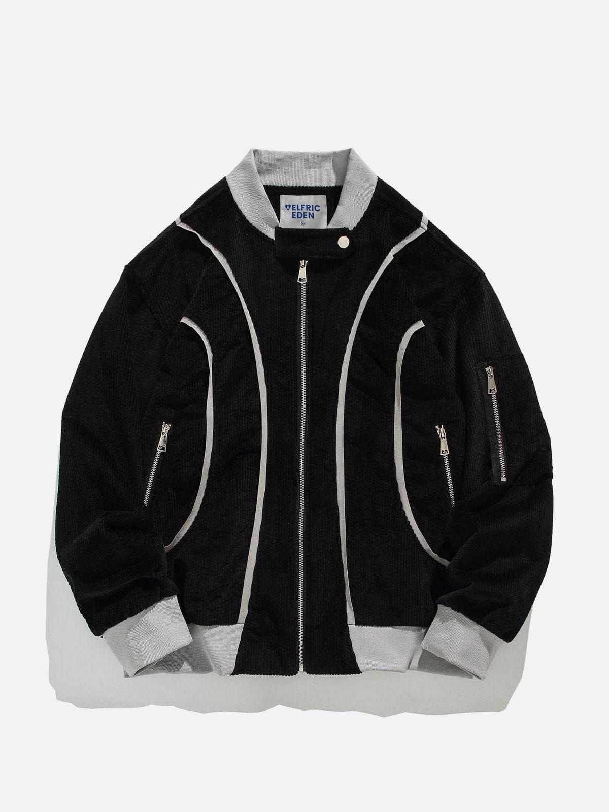 Aelfric Eden Multilayer Patchwork Jacket sold by Aelfric Eden product image thumbnail 2