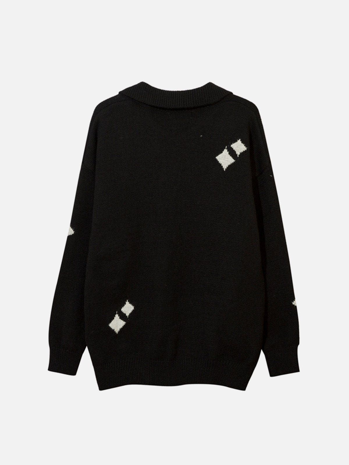 Aelfric Eden Jacquard Gothic Letter Sweater sold by Aelfric Eden product image thumbnail 3