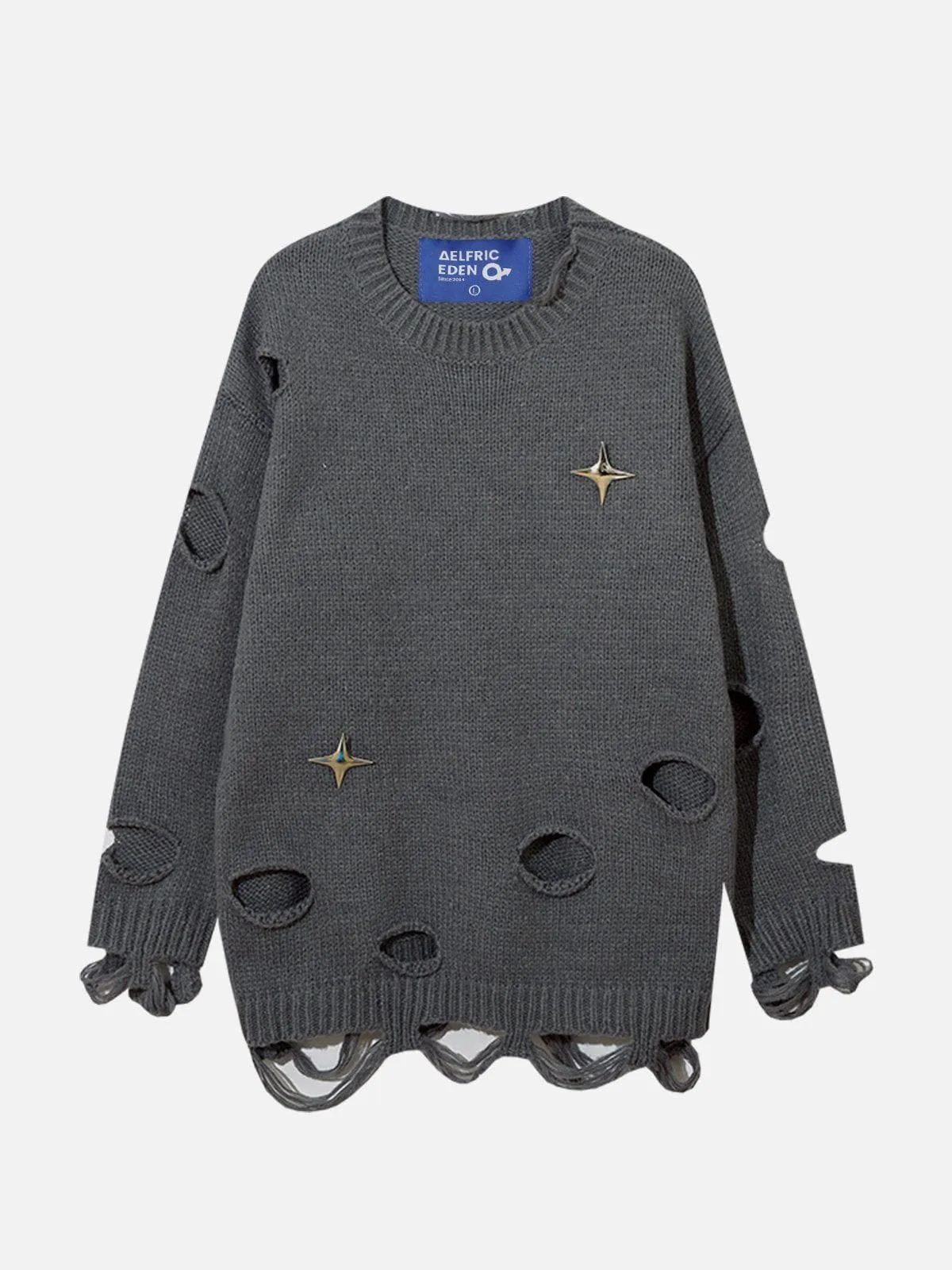 Aelfric Eden Distressed Star Sweater sold by Aelfric Eden
