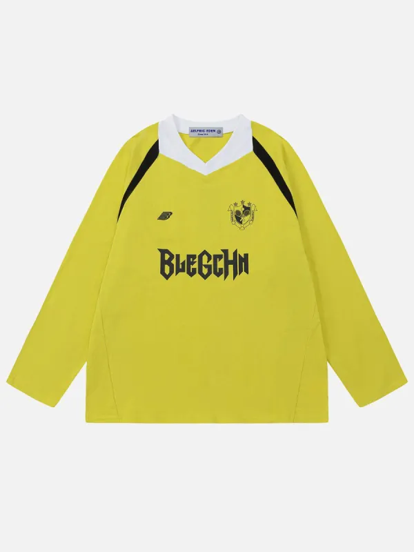 Aelfric Eden Patchwork Racing Energy Sweatshirt sold by Aelfric Eden