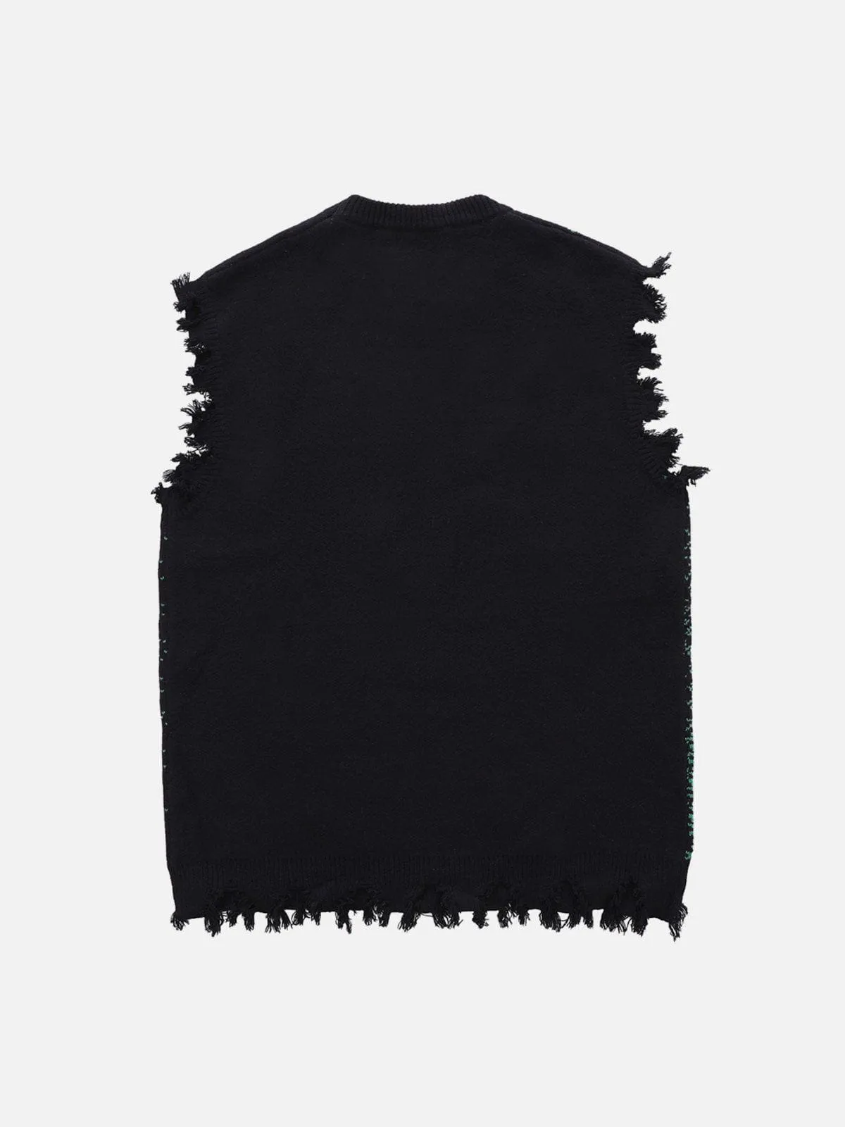 Aelfric Eden Cyberpunk Dot Matrix Sweater Vest sold by Aelfric Eden product image thumbnail 3