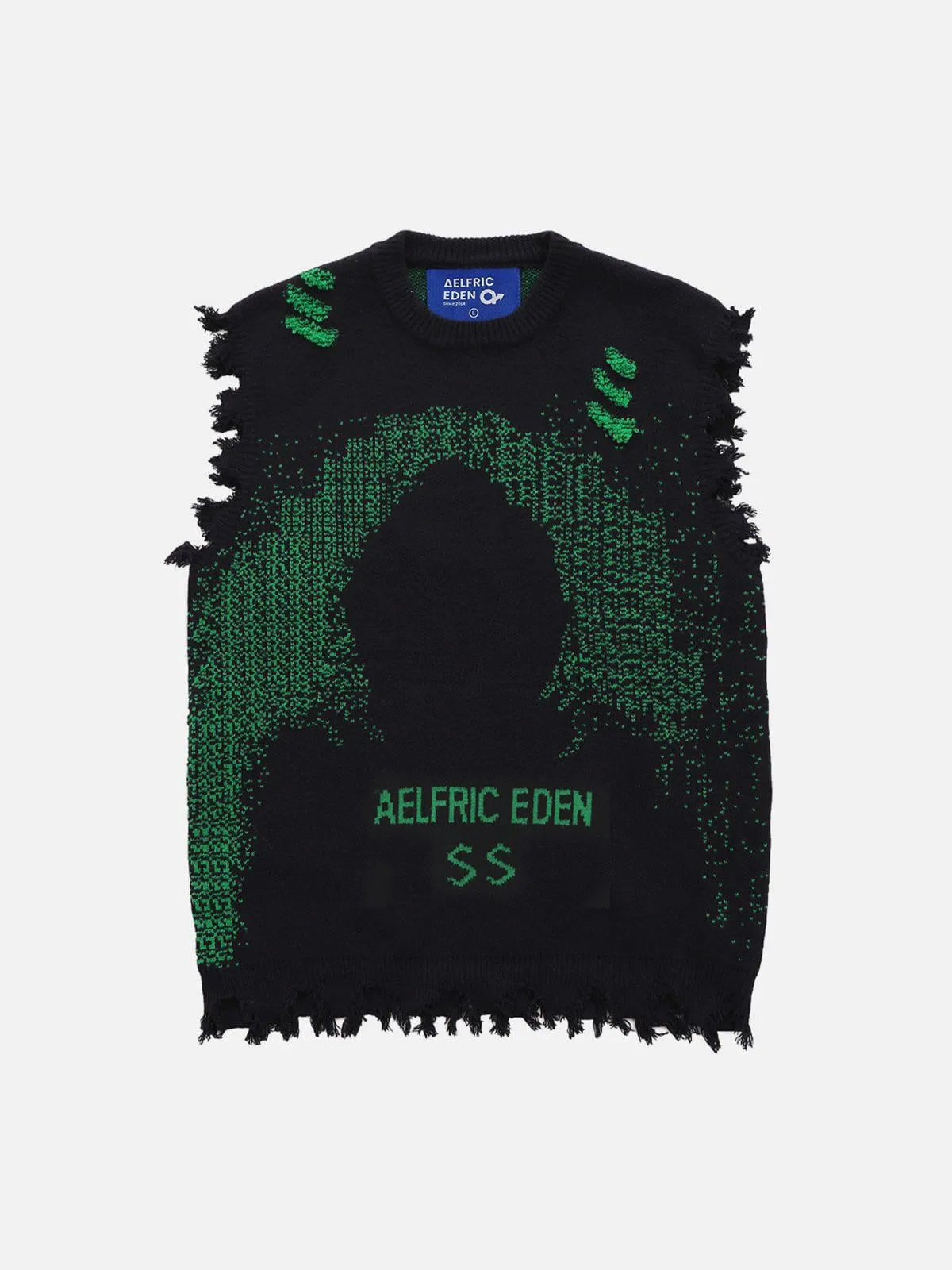 Aelfric Eden Cyberpunk Dot Matrix Sweater Vest sold by Aelfric Eden