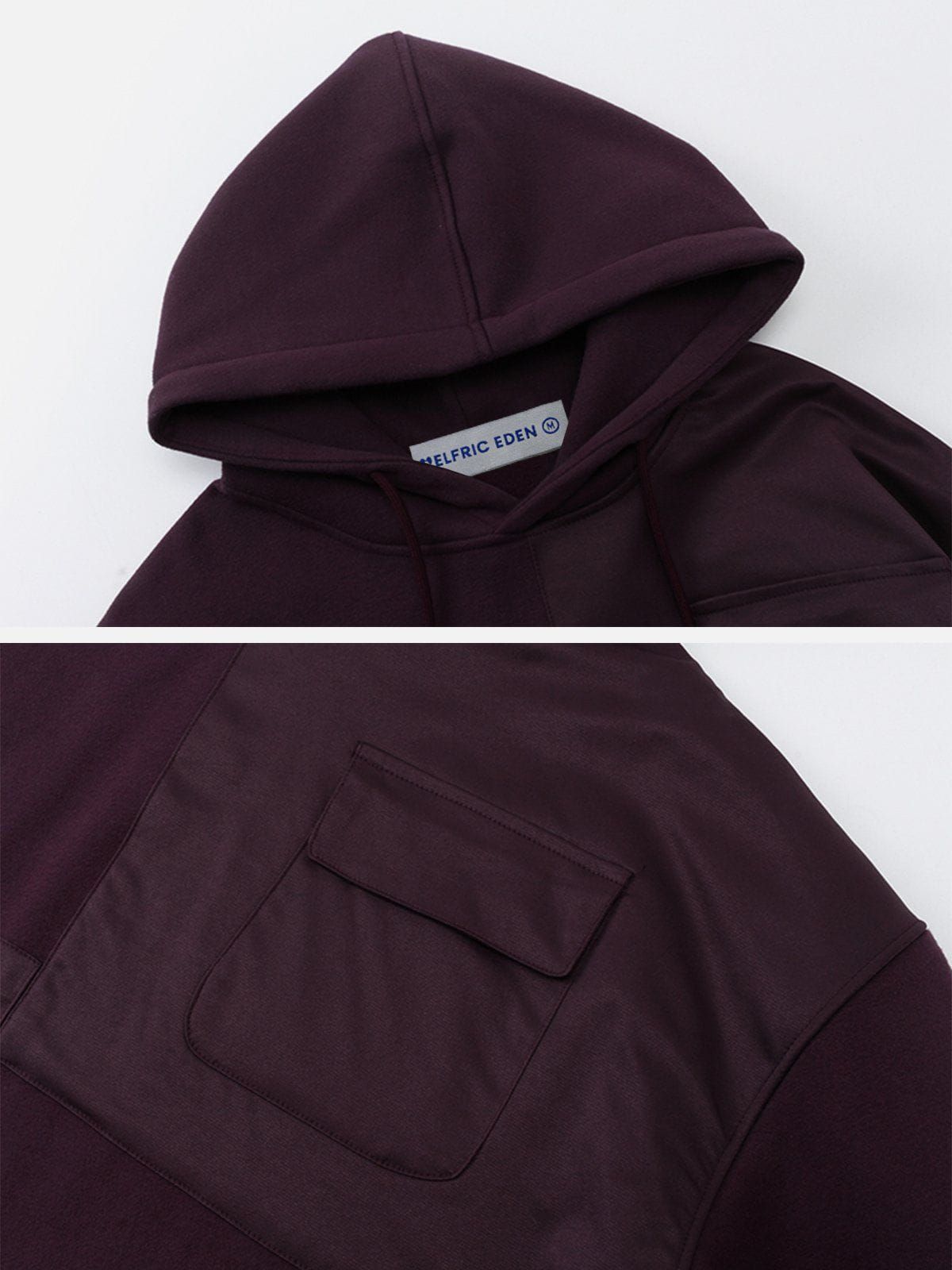 Aelfric Eden Pocket Patchwork Hoodie sold by Aelfric Eden product image thumbnail 4