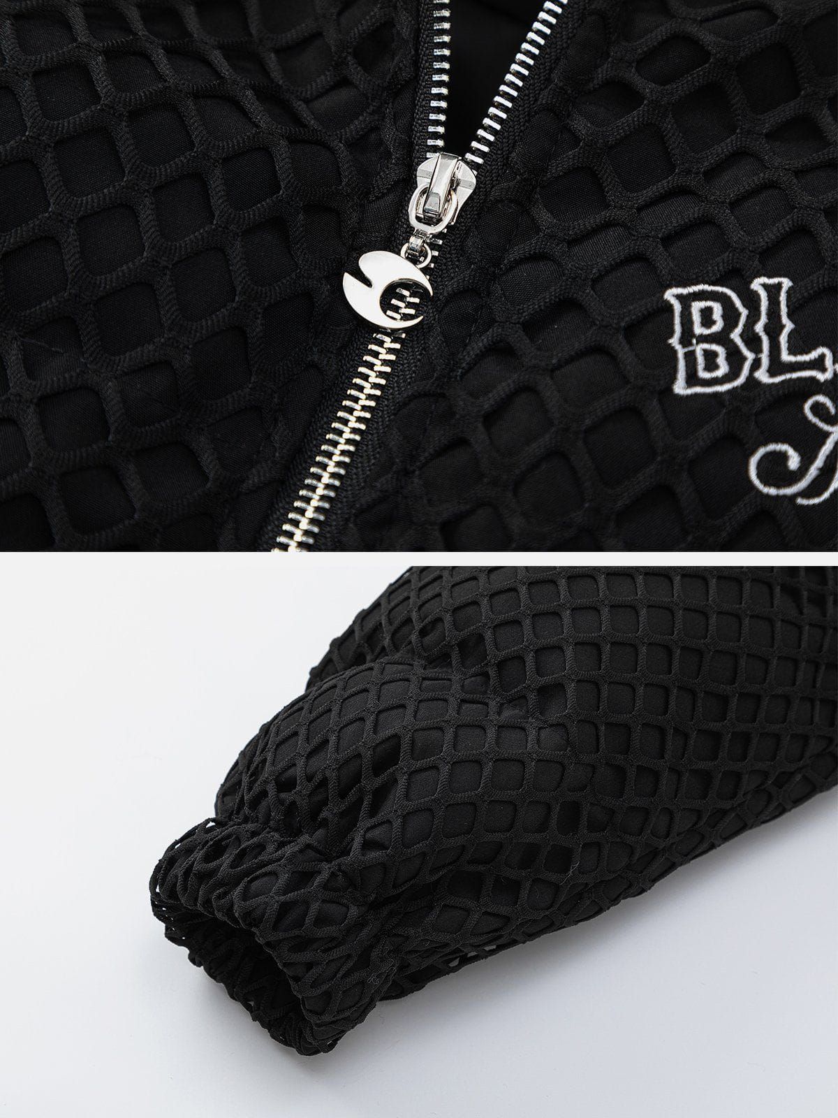 Aelfric Eden Mesh Embroidery Winter Coat sold by Aelfric Eden product image thumbnail 3