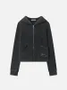 Aelfric Eden Long Zip Up Washed Hoodie sold by Aelfric Eden