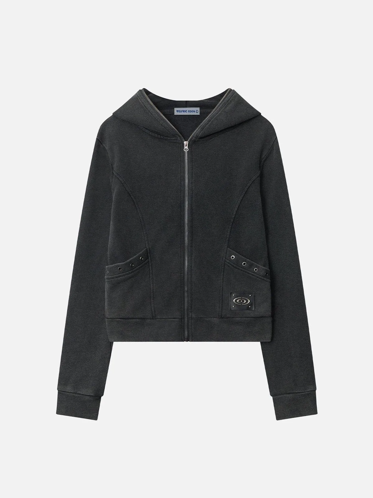 Aelfric Eden Long Zip Up Washed Hoodie sold by Aelfric Eden product image thumbnail 2
