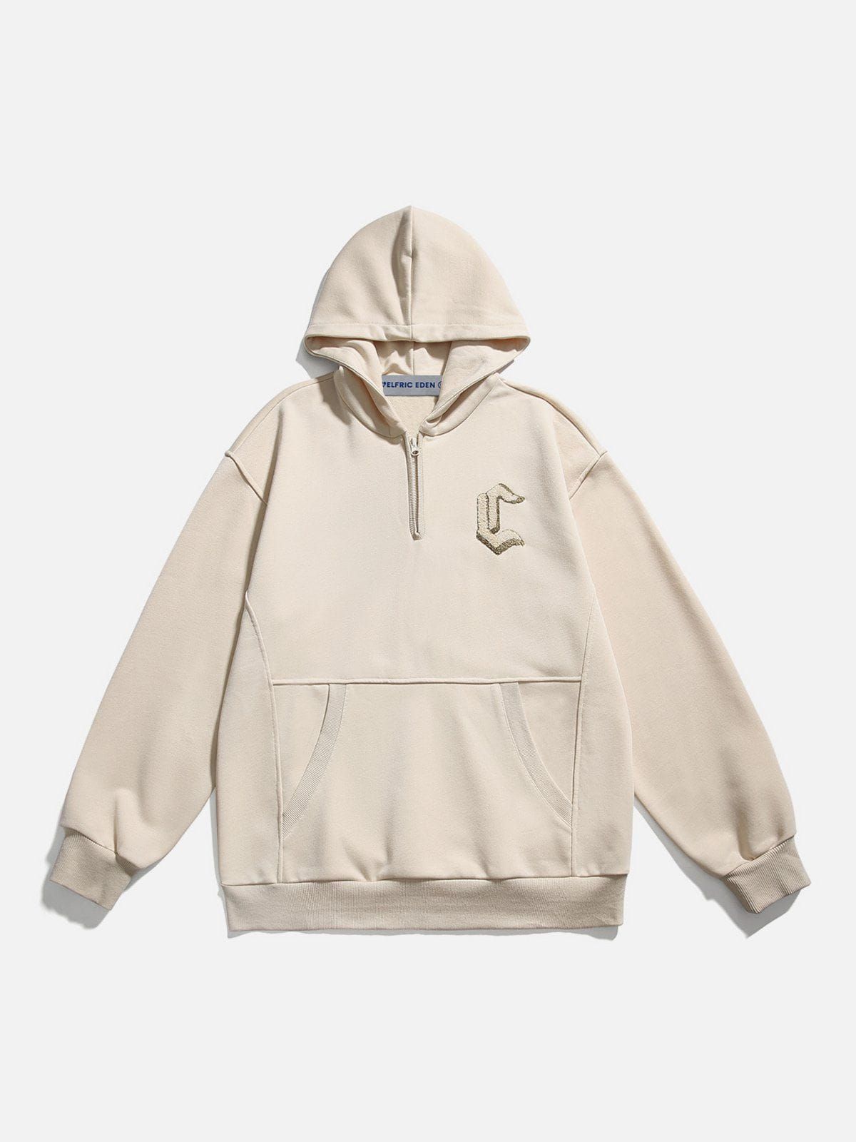 Aelfric Eden Solid Flocking Letter Hoodie sold by Aelfric Eden