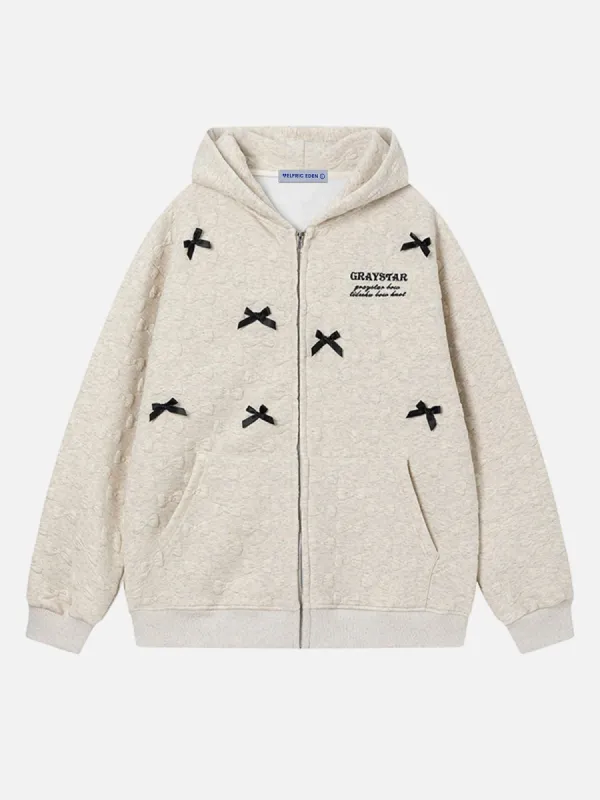 Aelfric Eden Bow Texture Hoodie sold by Aelfric Eden
