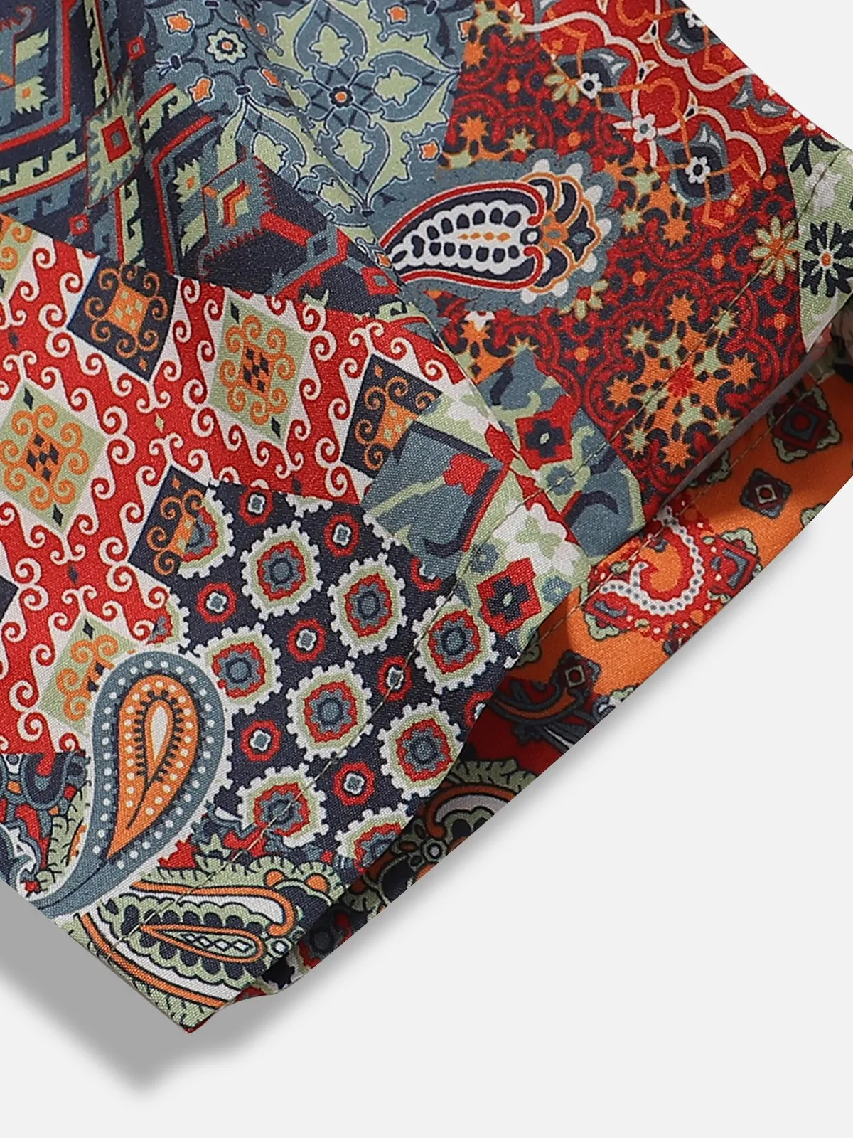 Aelfric Eden Bandana Print Short Sleeve Shirt sold by Aelfric Eden product image thumbnail 3