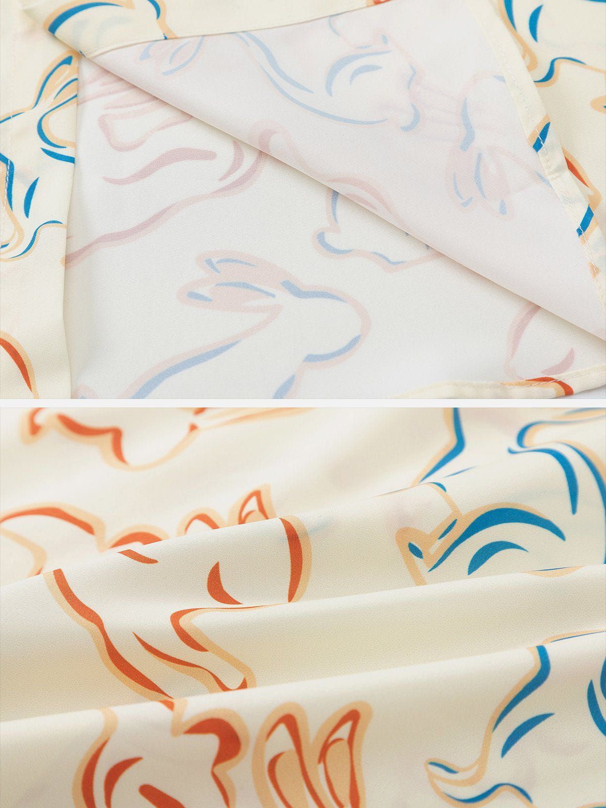 Vitality Rabbit Element Print Short Sleeve Shirts sold by Aelfric Eden product image thumbnail 5