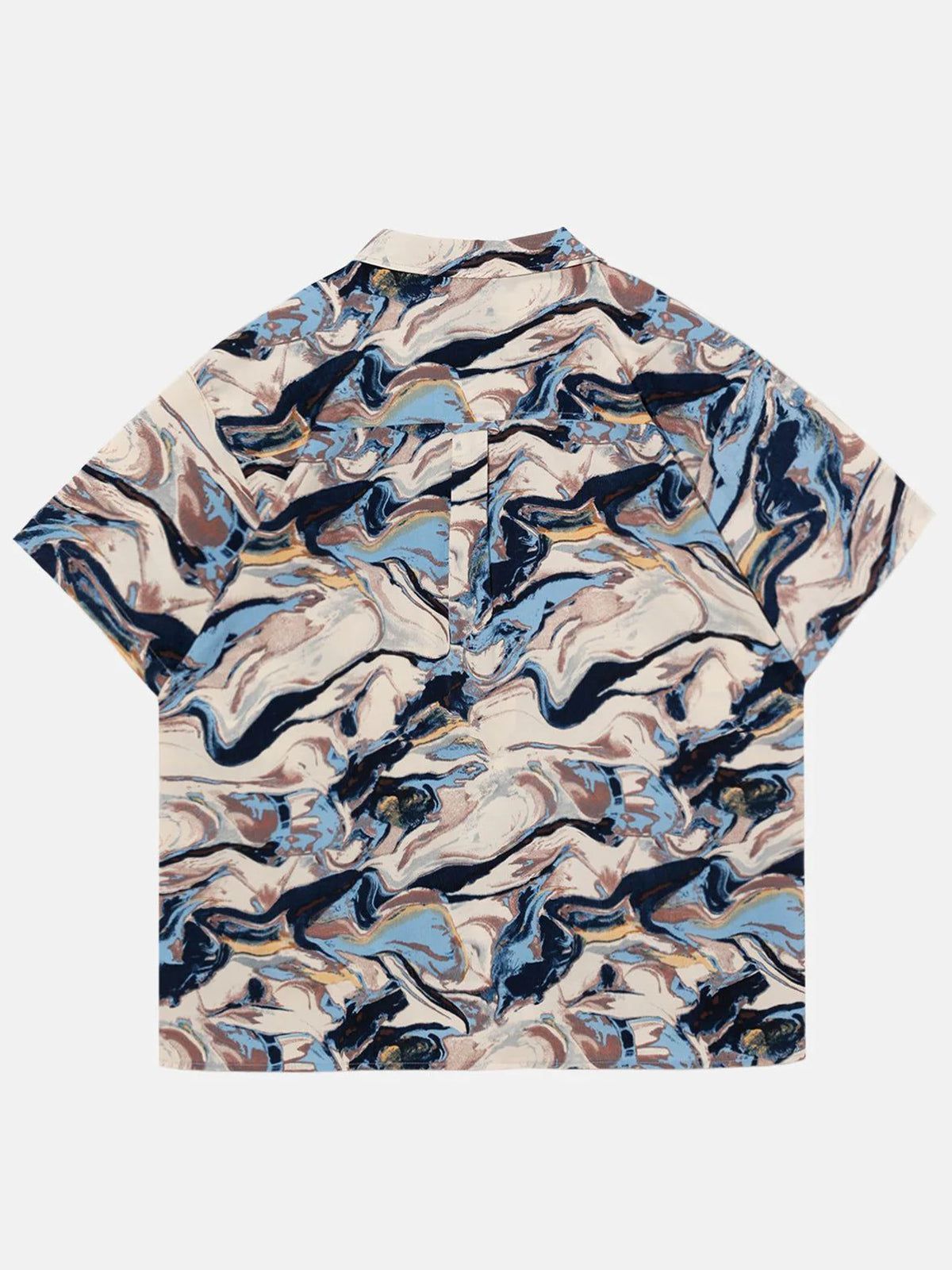 Aelfric Eden Abstract Painting Dip-dye Short Sleeve Shirts sold by Aelfric Eden product image thumbnail 5