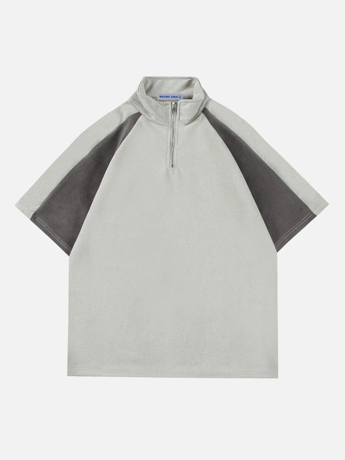 Aelfric Eden Color Blocking Suede Tee sold by Aelfric Eden product image thumbnail 2