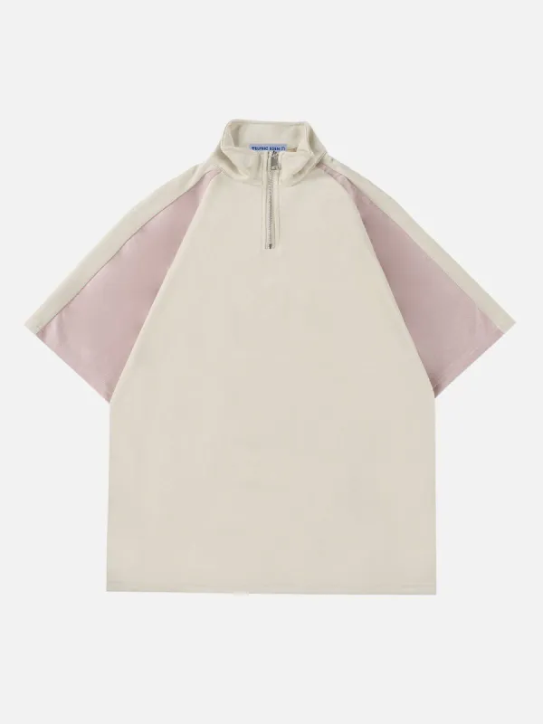 Aelfric Eden Color Blocking Suede Tee sold by Aelfric Eden