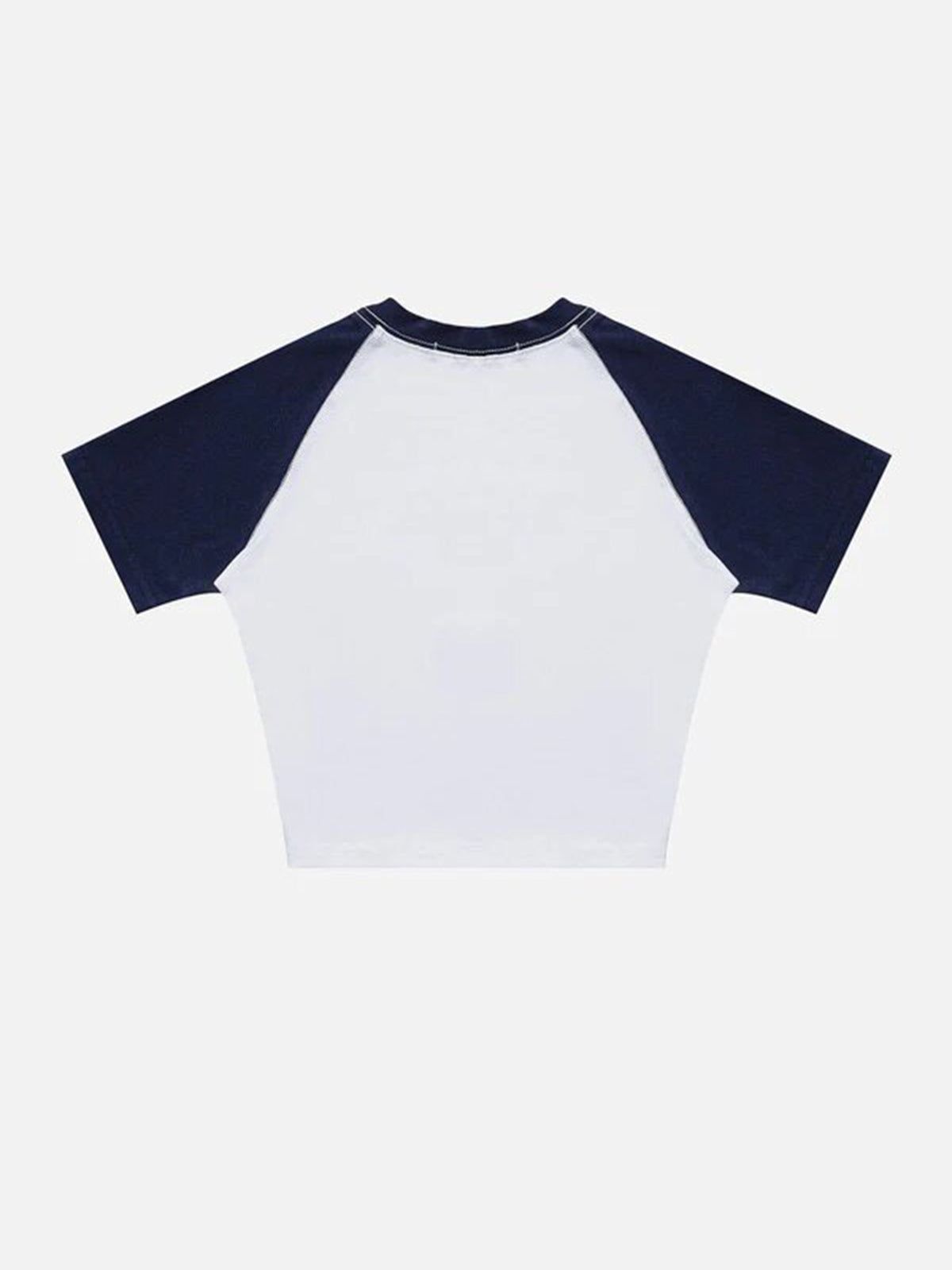 Cat Print Patchwork Tee sold by Aelfric Eden product image thumbnail 2