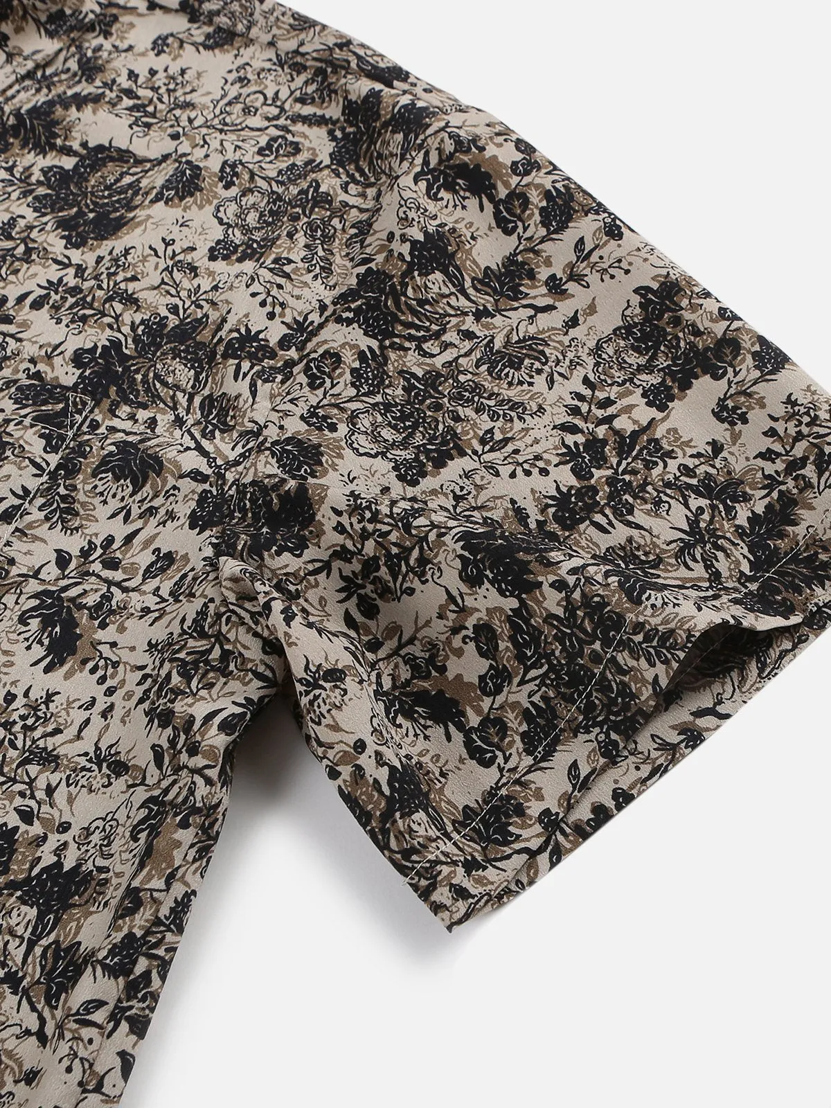 Aelfric Eden Ghosting Flower Print Short Sleeve Shirt sold by Aelfric Eden product image thumbnail 4