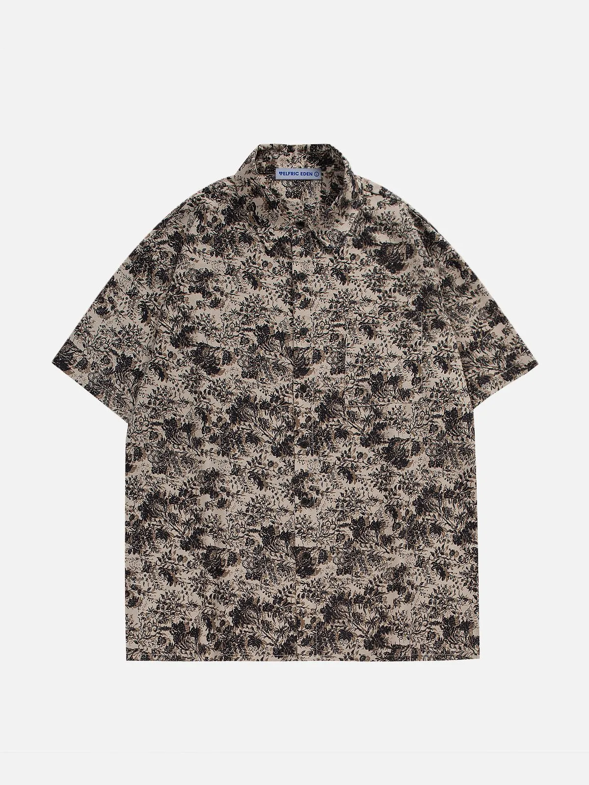 Aelfric Eden Ghosting Flower Print Short Sleeve Shirt sold by Aelfric Eden