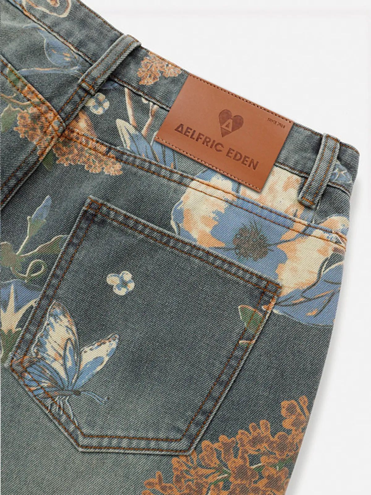 Aelfric Eden Floral Baggy Jeans sold by Aelfric Eden product image thumbnail 5