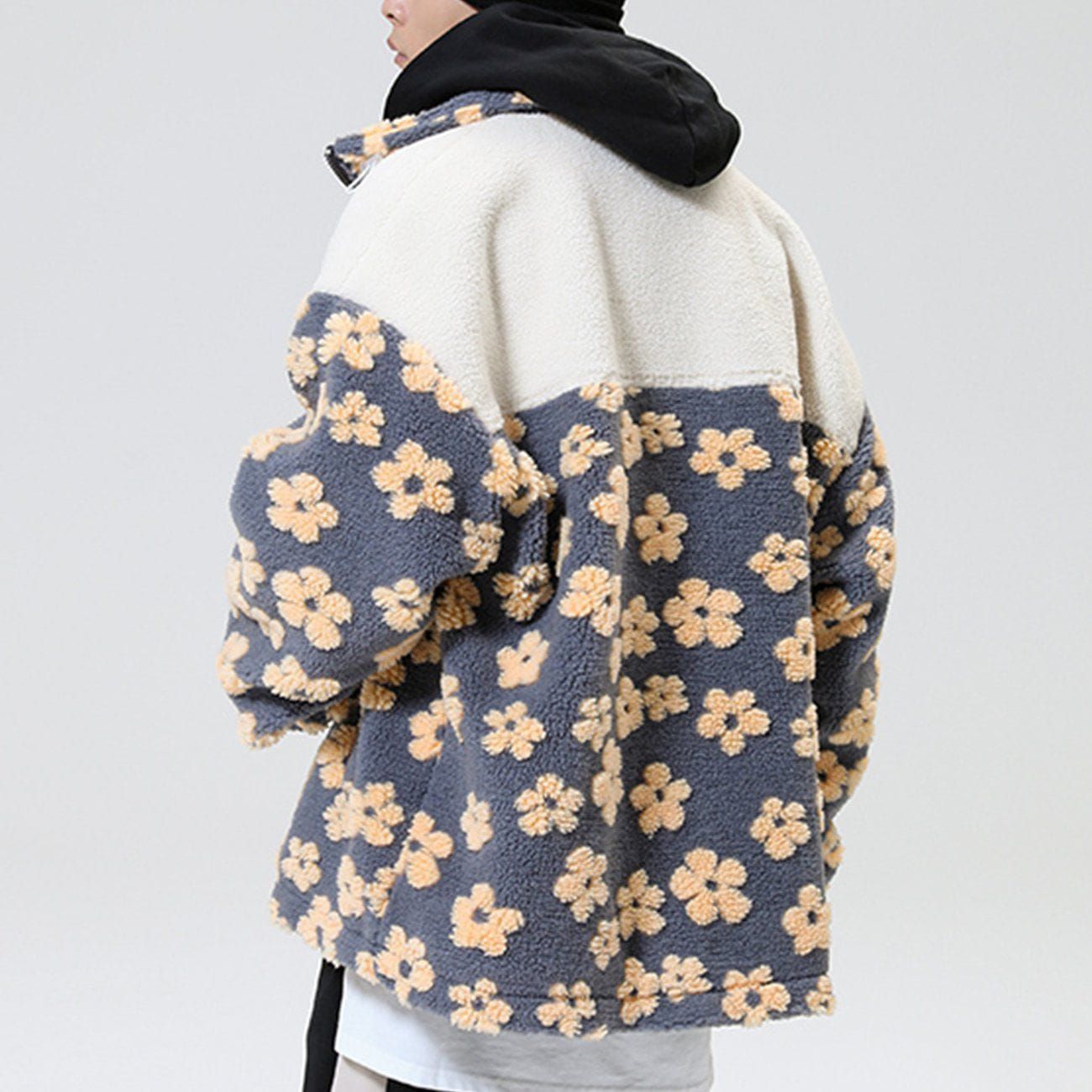 Aelfric Eden Patchwork Daisy Sherpa Jacket sold by Aelfric Eden product image thumbnail 3