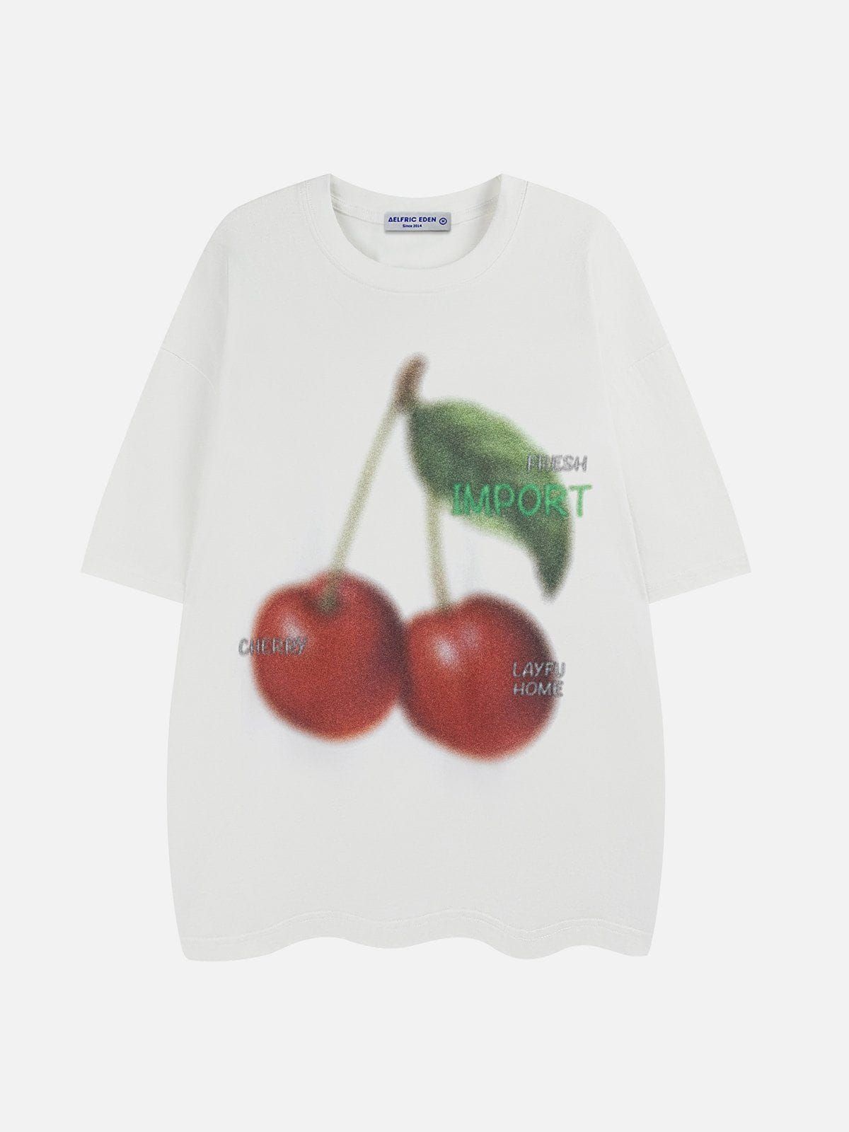 Aelfric Eden Blurring Cherry Print Tee sold by Aelfric Eden product image thumbnail 3
