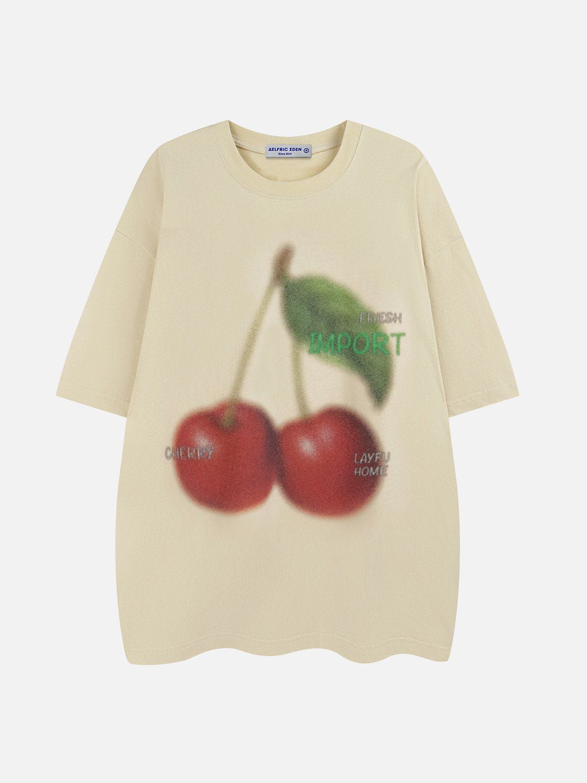 Aelfric Eden Blurring Cherry Print Tee sold by Aelfric Eden