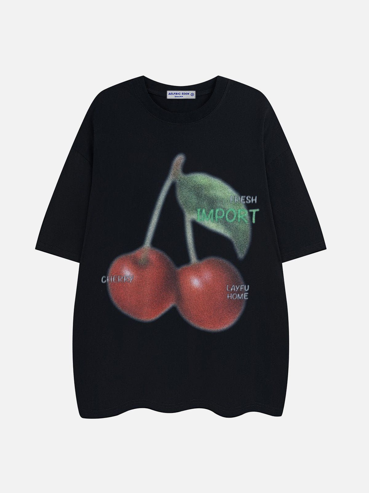 Aelfric Eden Blurring Cherry Print Tee sold by Aelfric Eden product image thumbnail 2