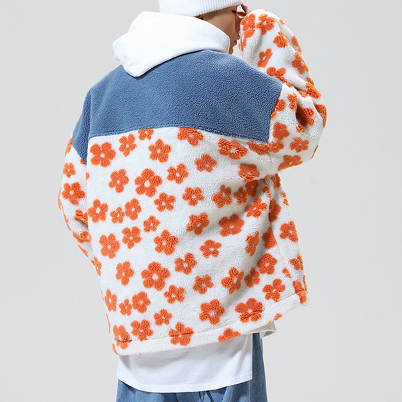 Aelfric Eden Patchwork Daisy Sherpa Jacket sold by Aelfric Eden product image thumbnail 5