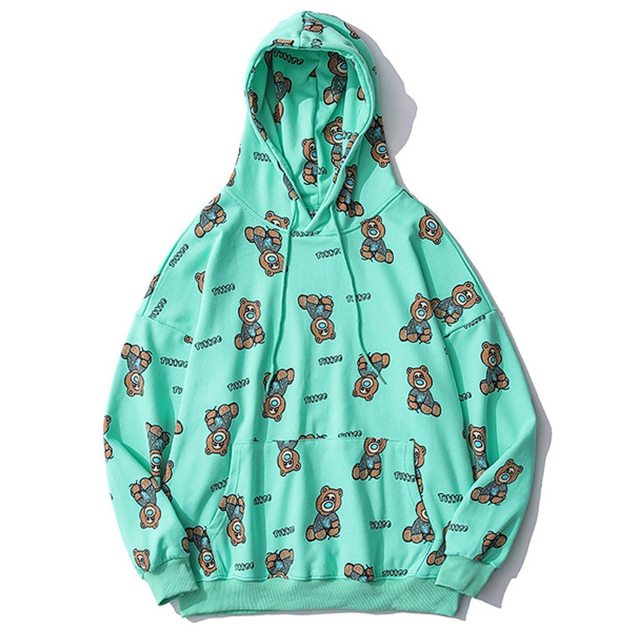 Aelfric Eden Harajuku Bear Print Hoodie sold by Aelfric Eden product image thumbnail 3